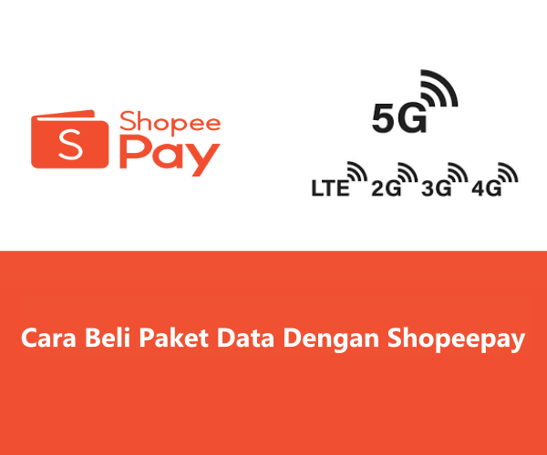 cara beli paket data dengan shopeepay
