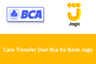 cara transfer dari bca ke bank jago