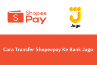 cara transfer shopeepay ke bank jago